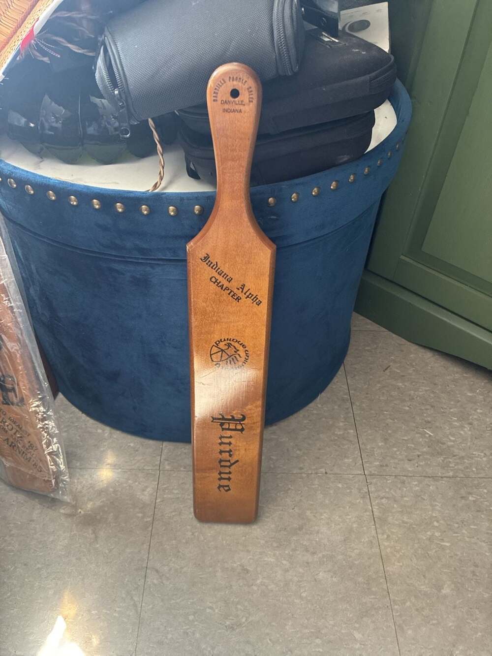Danville Paddle Sales Sigma Phi Epsilon Purdue Wooden Paddle